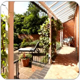 Patio area and veranda